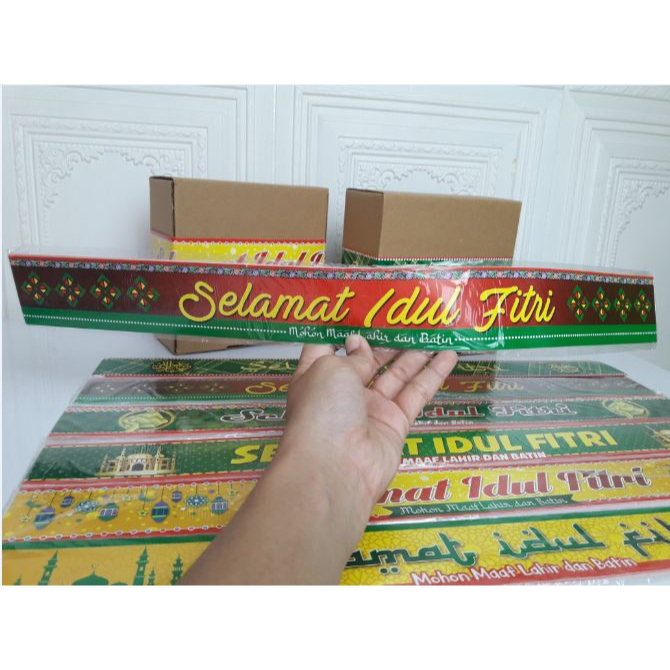 paperbelt hampers / paper belt hampers / label hampers / paper belt idul fitri