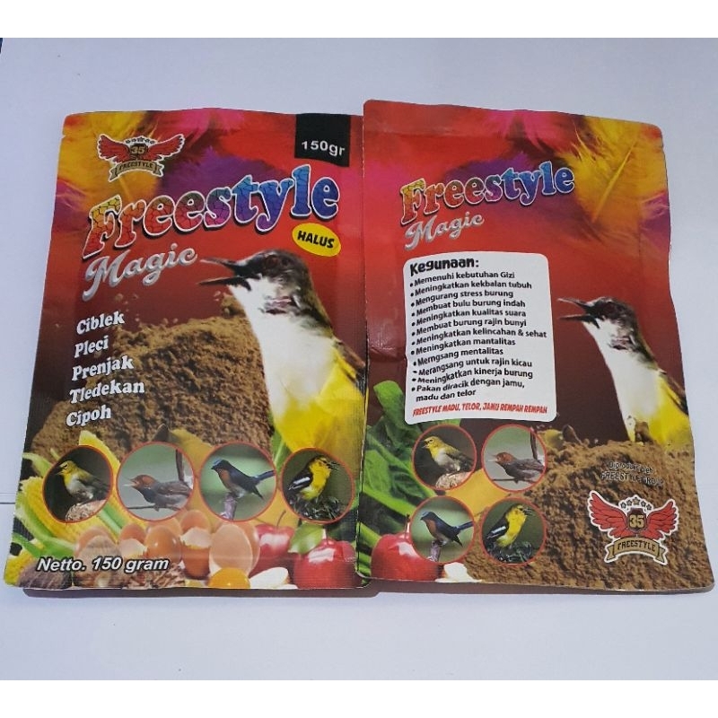 freestyle magic voer halus ciblek pleci prenjak tledekan cipoh