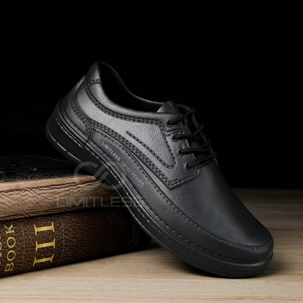 Sepatu Fantofel Pria CRUZZ Kantor Bertali Casual Sepatu Pantopel Cowok Formal Terbaru Premium