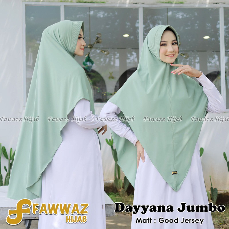 Jilbab Dayana jumbo ory by Fawwaz hijab