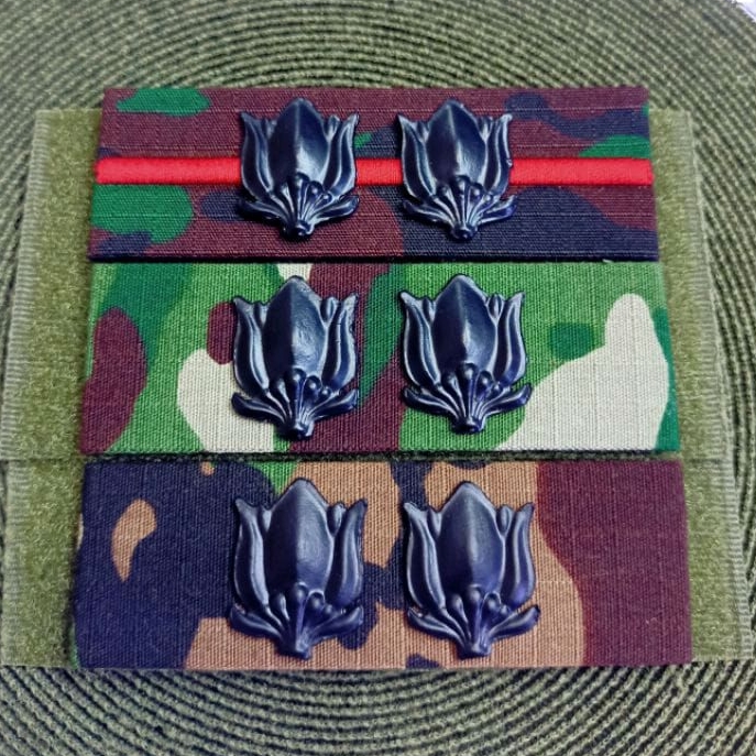 PANGKAT TOPI PDL LETKOL BAHAN LOGAM - PANGKAT TOPI PET PDH LETKOL LOGAM