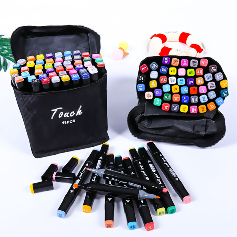 

48PCS SPIDOL TOUCH ART MAKER / GRAPHIC ART MAKER PEN COLOR / SPIDOL WARNA 48 SET