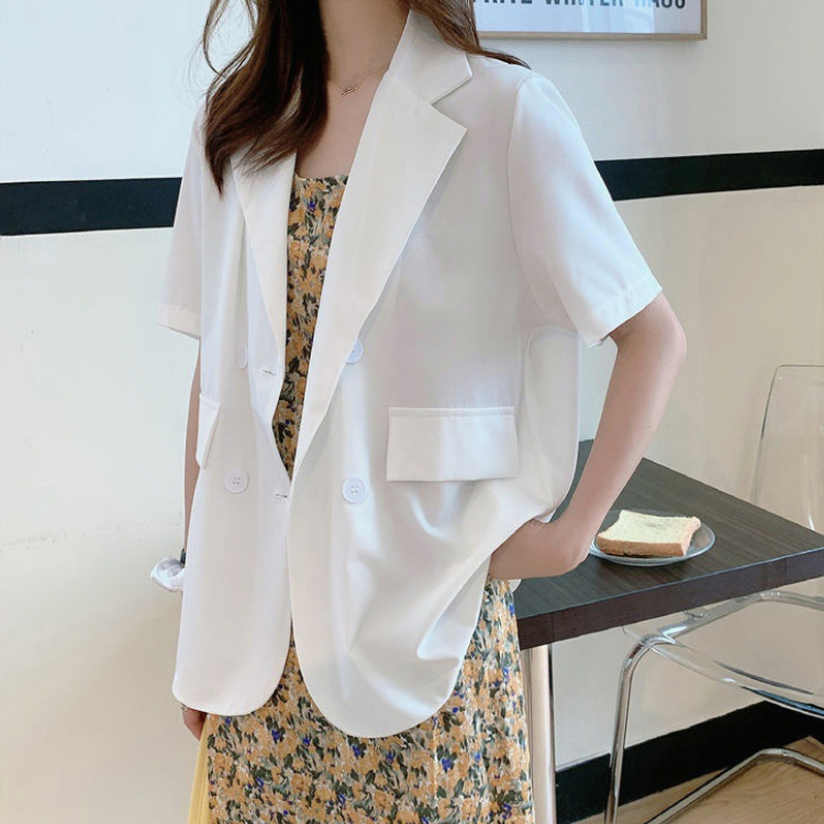MOOGU ♡ Oversize kemeja korea shirt warna solid casual blouse wanita