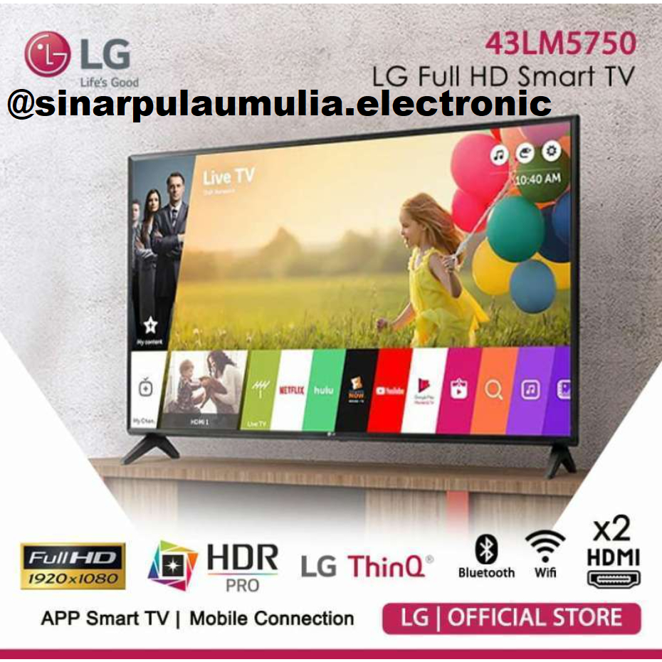 LG LED TV 43 Inch Smart TV 43" Full HD - 43LM5750PTC / 43LM5750 / 43 LM 5750