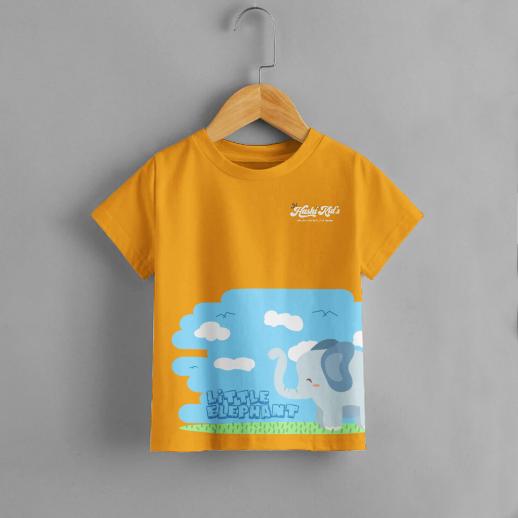 Kaos Anak Little Elephant - Atasan Anak Laki Laki Dan Perempuan