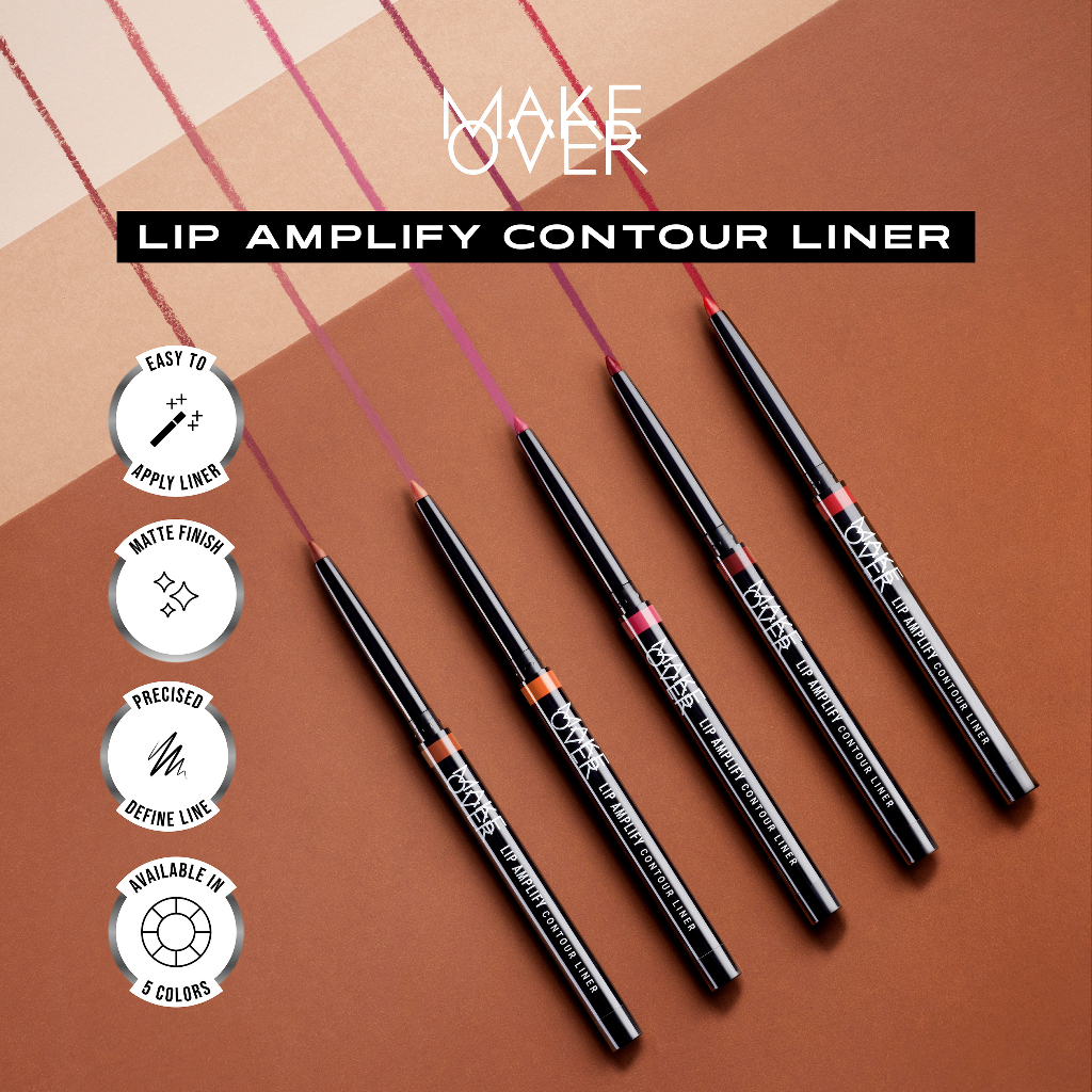 MAKE OVER Lip Amplify Contour Liner 0.2 g - Lip Liner