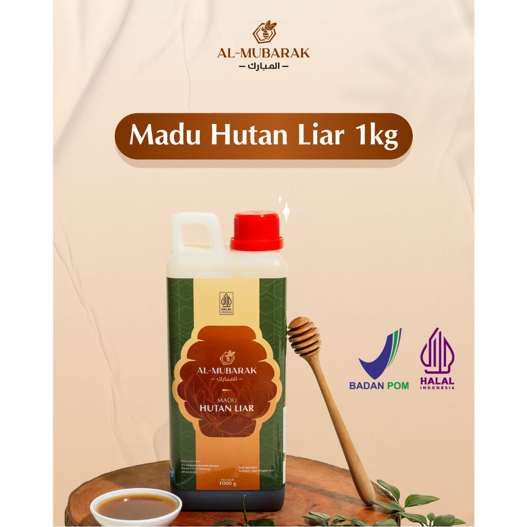 

Madu Murni Asli Al Mubarak Hutan Liar 1kg