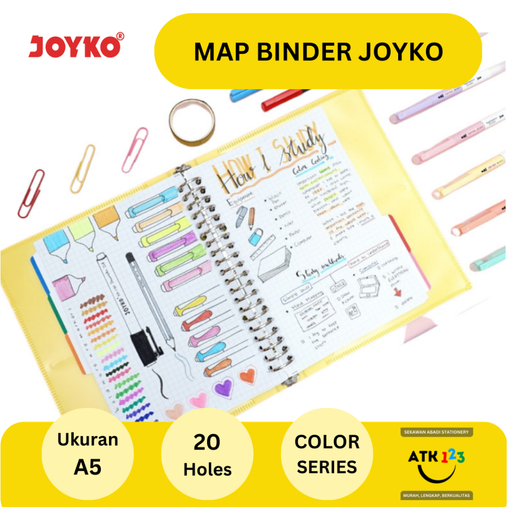 Map Binder / Buku Binder / Binder Kuliah Ukuran A5