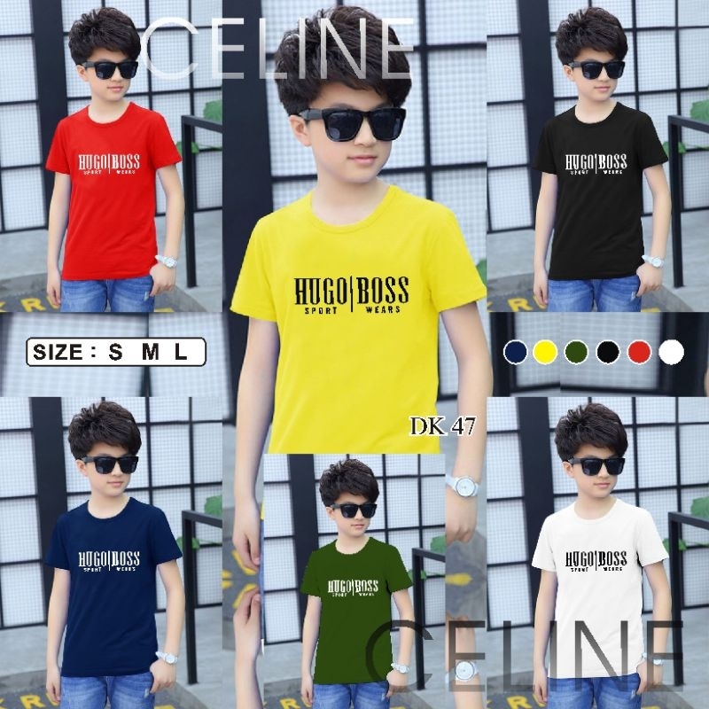 CFK DK47 - Kaos Anak Unisex Kaos Anak Perempuan Kaos Anak Laki Laki Baju Atasan Anak Cowok Cewek Luc