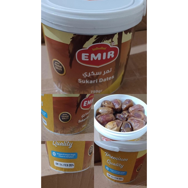 KURMA SUKARI PREMIUM EMBER AL QASSIM &amp; EMIR 750 GR