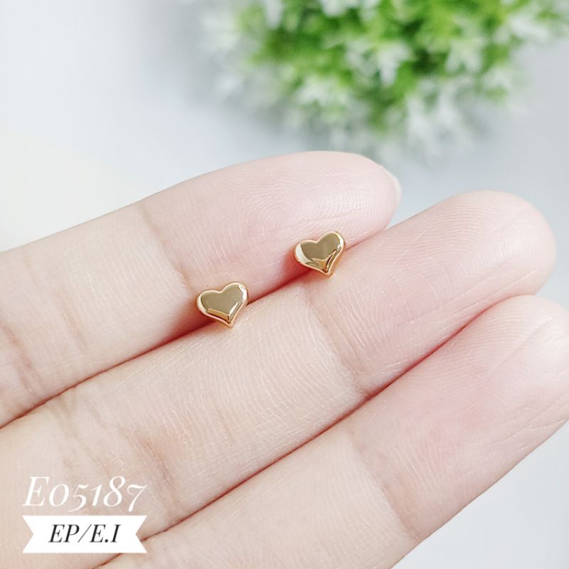 Anting xuping stud love gold E05187