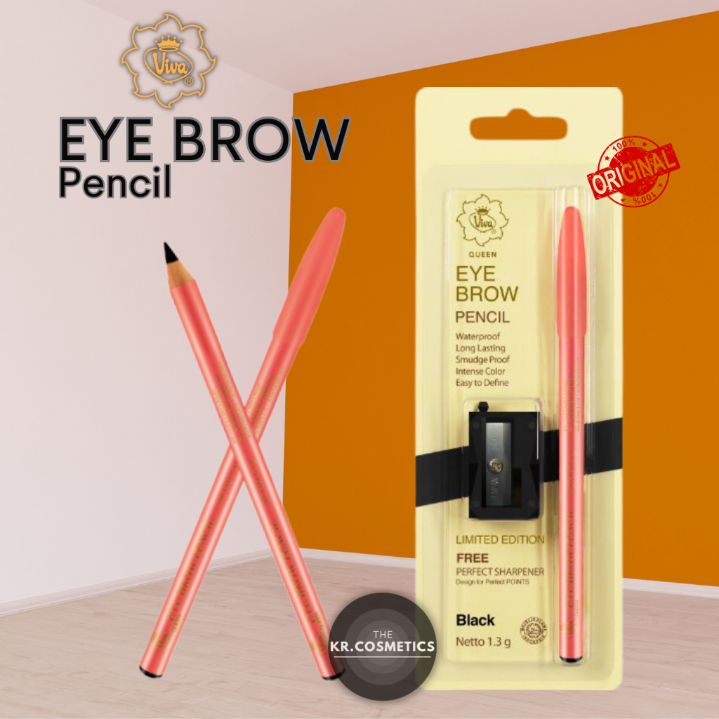 Viva queen eyebrow pencil Pensil Alis serut Original 100% 1,3 gr