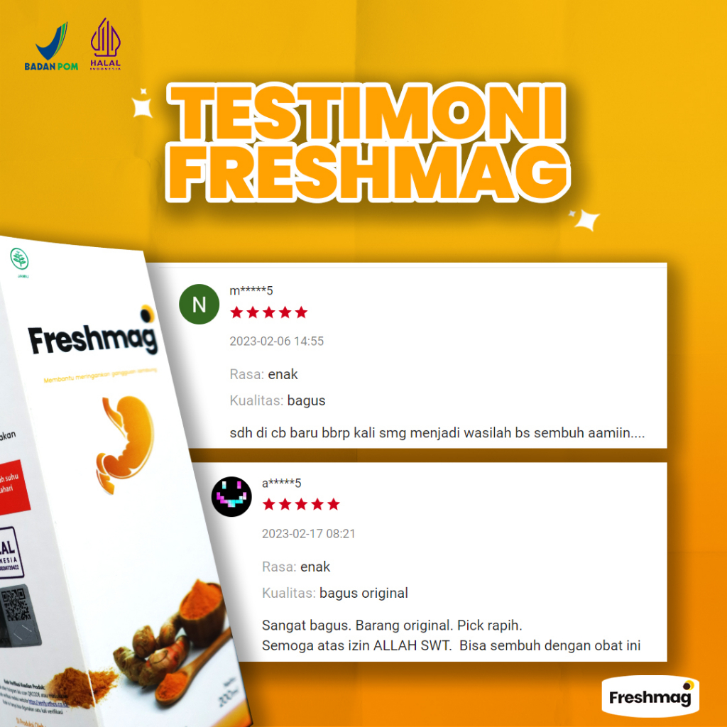 FRESHMAG 100% ORIGINAL OFFICIAL | Madu Asam Lambung Asli Obat Herbal Freshmaag Fresh Mag Fresh Maag Freshmag