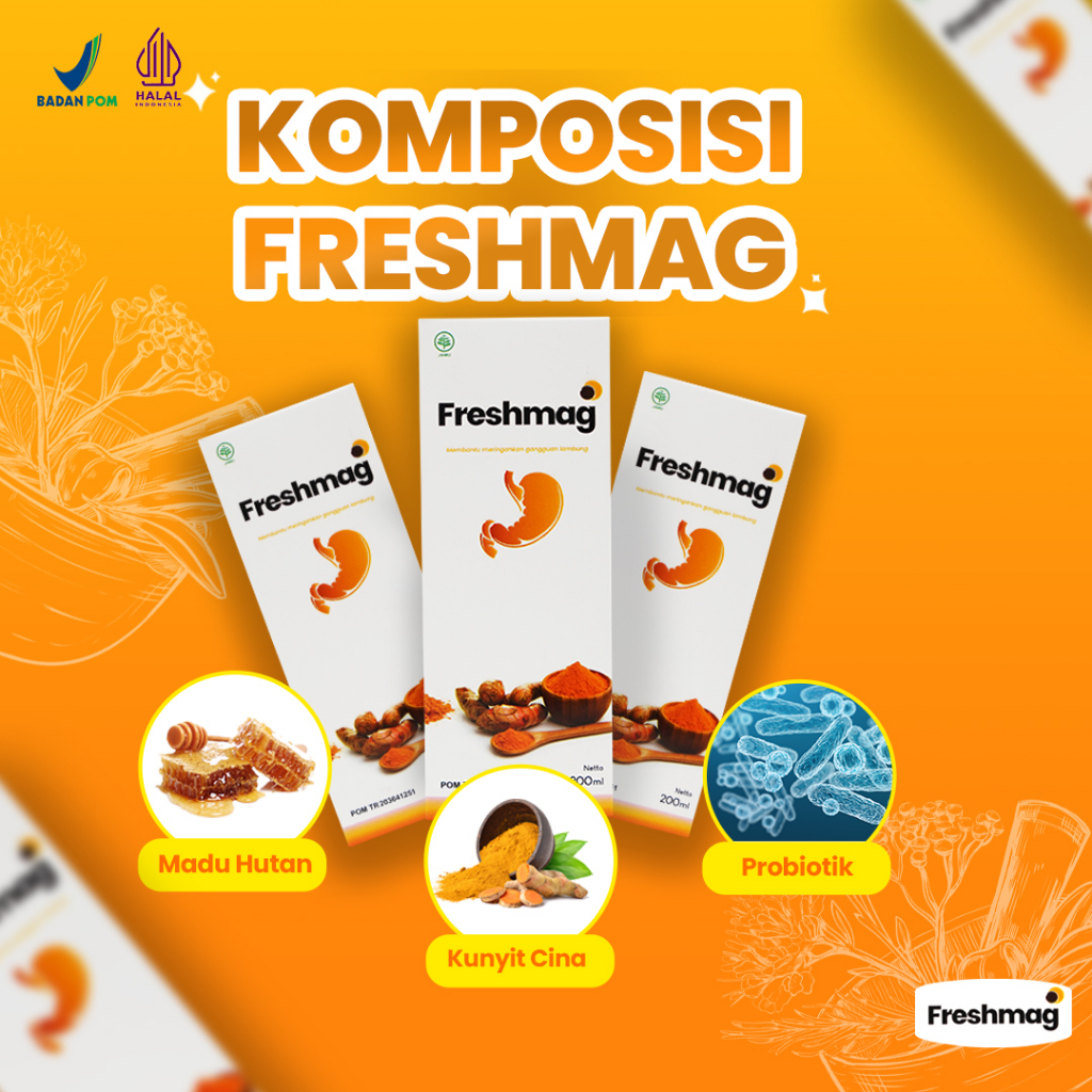 3 BOTOL FRESHMAG 100% ORIGINAL OFFICIAL 3 BOTOL | Madu Asam Lambung Asli Obat Herbal Freshmaag Fresh Mag Fresh Maag Freshmag Ampuh Atasi Asam Lambung Secara Alami Freshmag