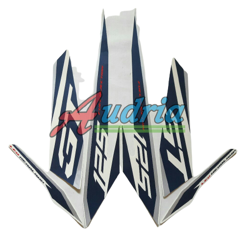 Striping Stiker Motor Yamaha Mio Soul GT 125 2016 Putih