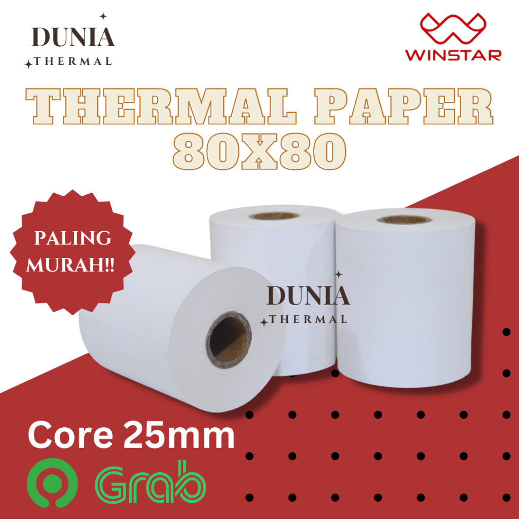 

Kertas Struk Thermal 80x80 goldwin Eco