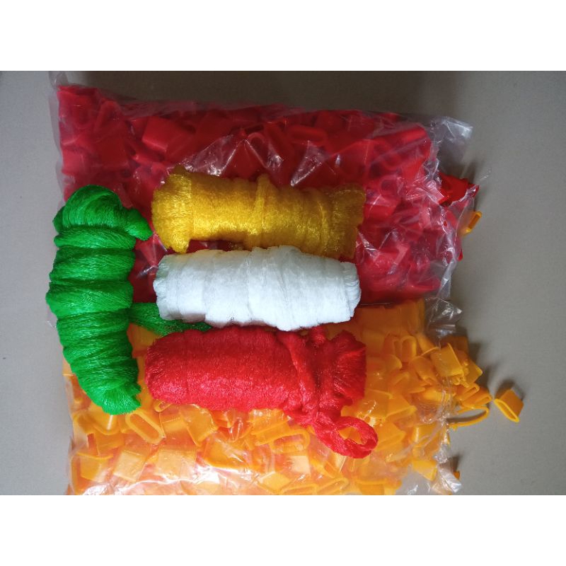ECERAN HANGER POLYNET  50 pcs / JARING BUAH POLYNET/RAJUT  10 meter.