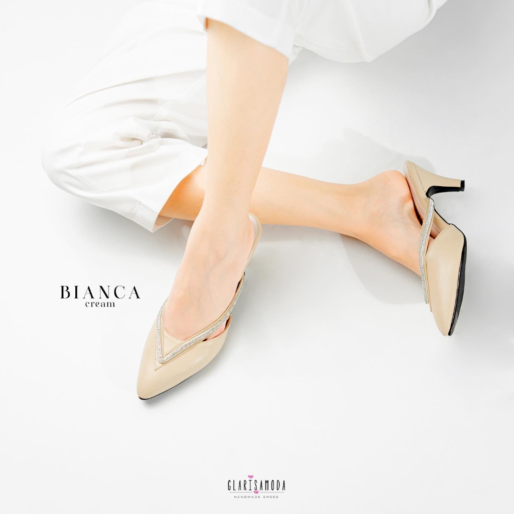 GLARISAMODA Bianca heels 5cm / heels wanita / heels lebaran