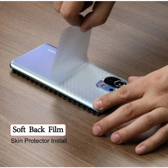 Garskin POCO X5 5G X3 NFC X3 PRO Back Skin Carbon Anti Gores Belakang