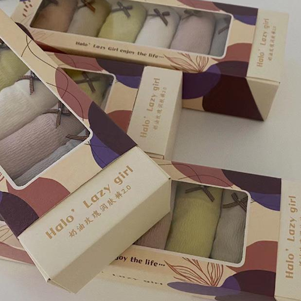 Hoho_Hwang (C-324Celana Dalam Wanita 6 In 1 Lazy Girl Pants Premium Antibakteri Cd Cewek Dekorasi