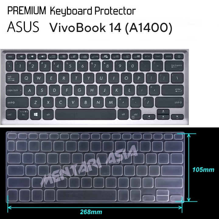 Keyboard Protector ASUS VivoBook 14 A1400 - Premium CLEAR