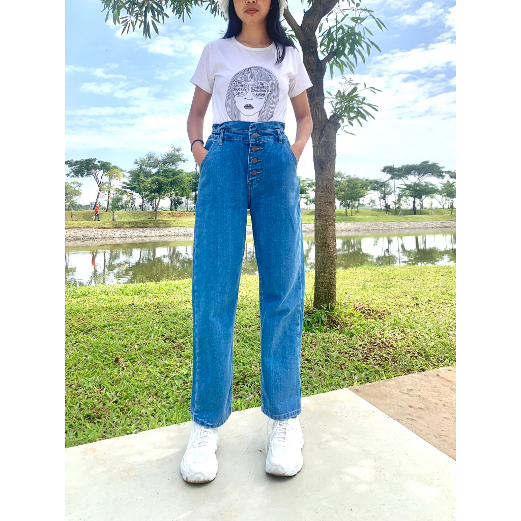 FWR - GRACIA BOYFRIEND JEANS / CELANA BF JEANS WANITA