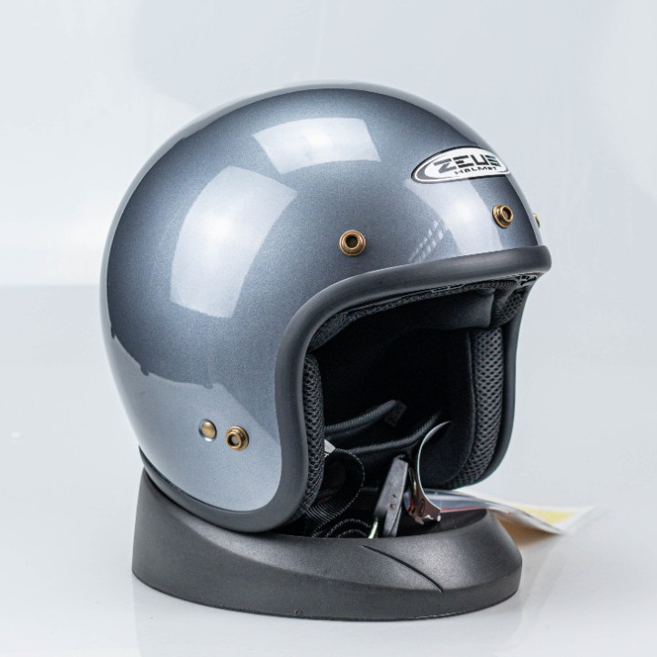 HELM MOTOR ZEUS 385C TITANIUM HELM IMPORT ORI SNI