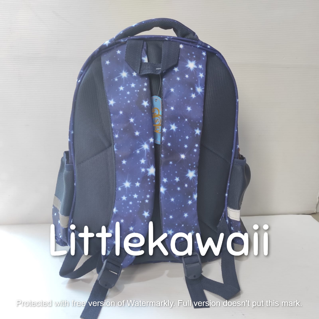 LK/Tas Ransel Sekolah Anak Perempuan Laki Laki Embos Hardcase Dolphin Lumba Lumba Elephant Gajah Superhero 3 Kantong PAUD TK SD Import