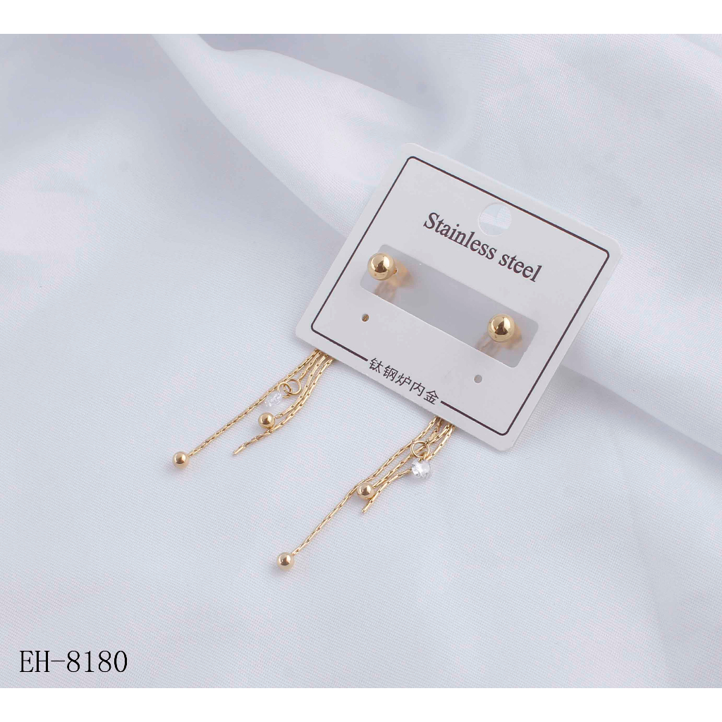 Anting Titanium Panjang Perhiasan Wanita Jewelry 8046/8180/8221