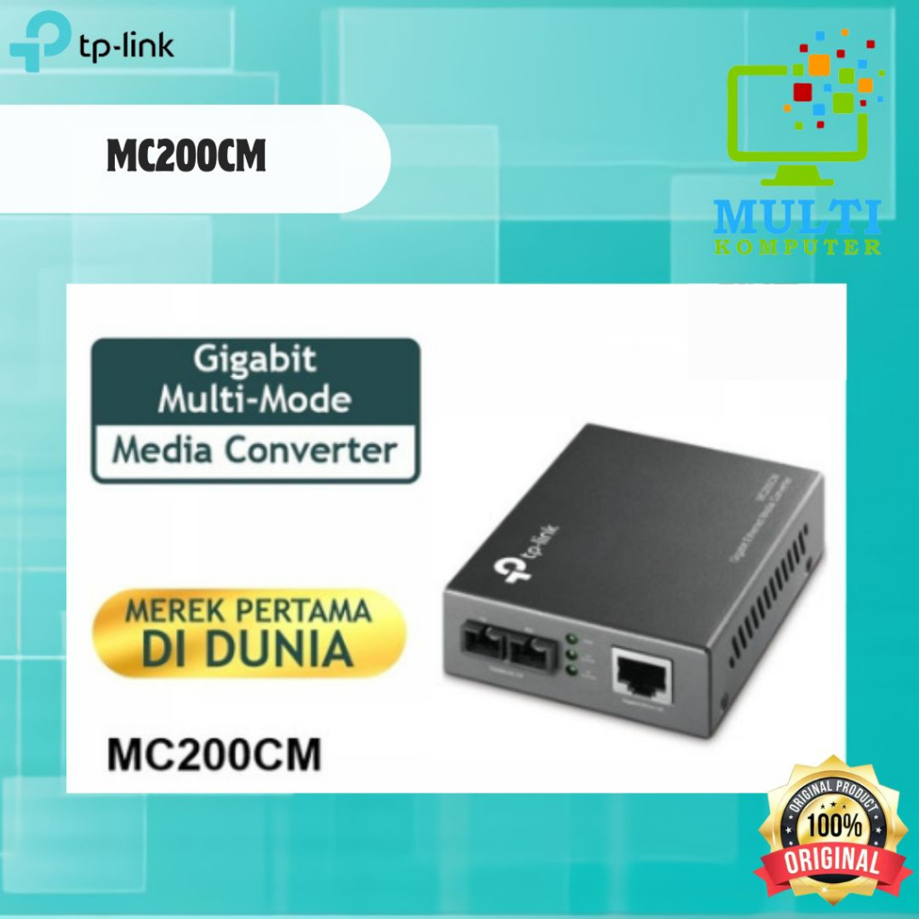 TPLINK TL- MC200CM Gigabit Multi-Mode Media Converter