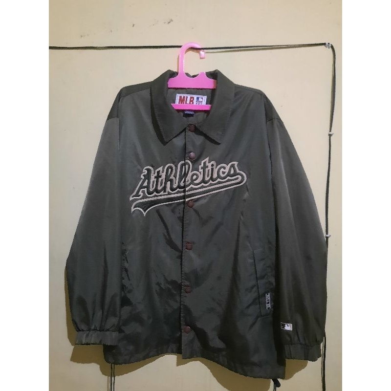 JAKET COACH MLB OAKLAND ATHLENTICS SECOND ORIGINAL