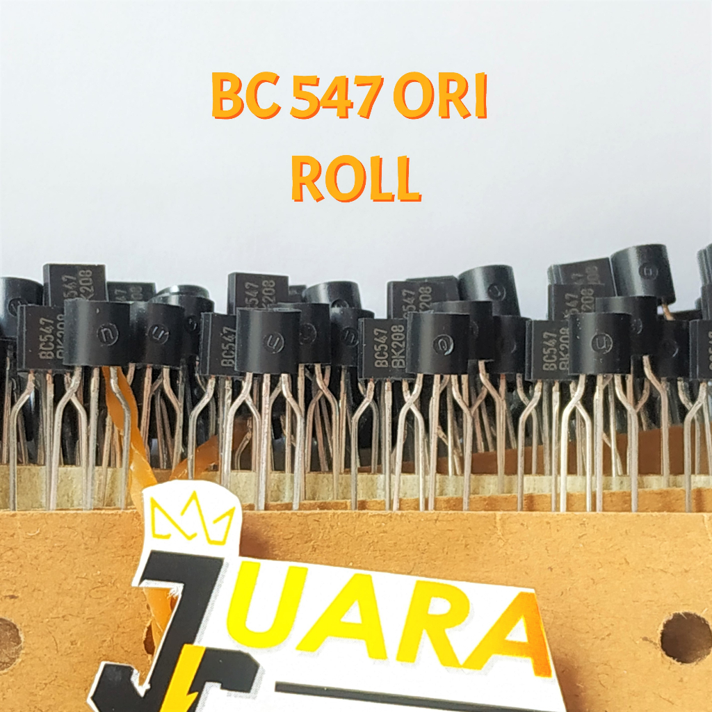 (10 PCS) Transistor (TR) BC 547 ORI ROLL | BC547 ASLI ROLL