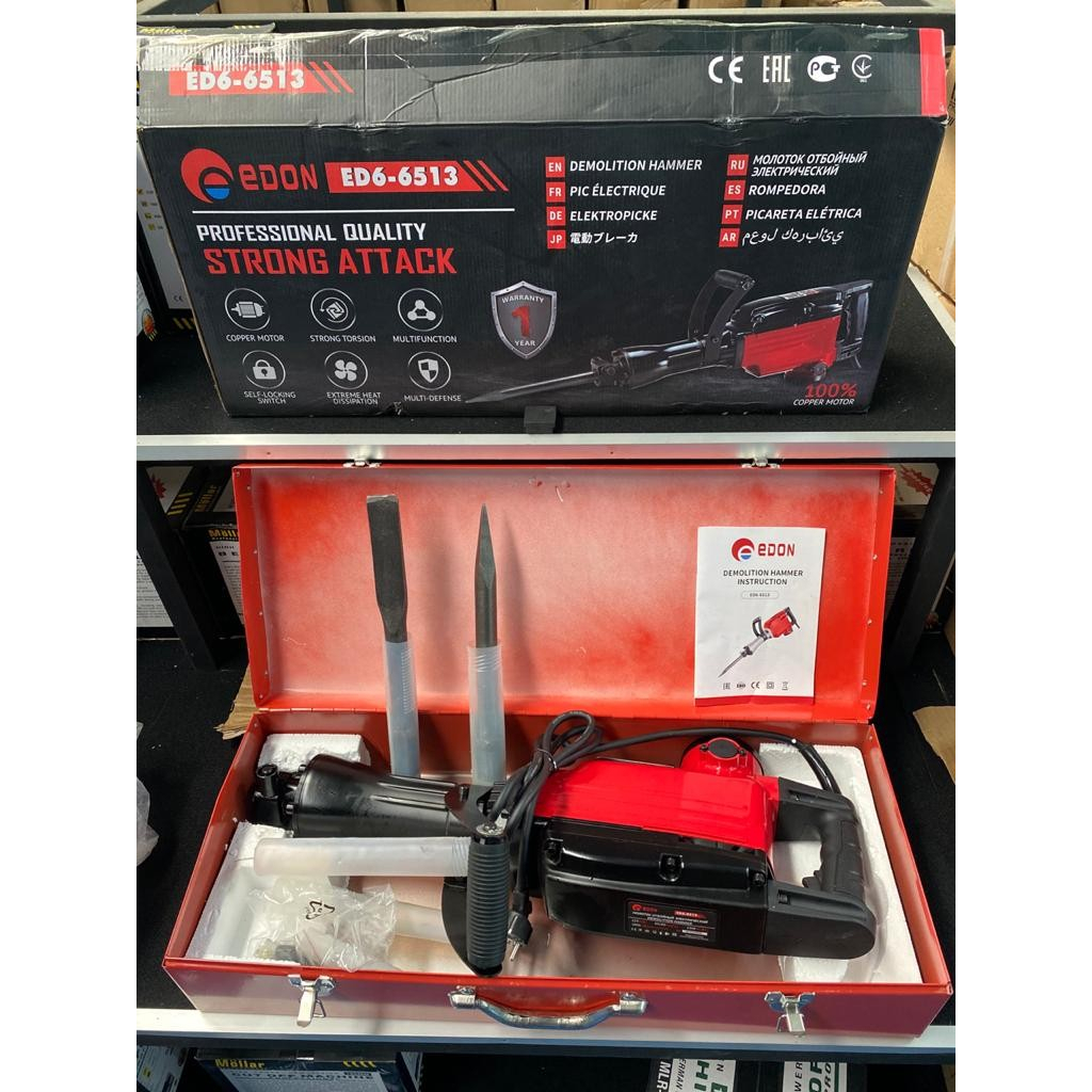 Mesin Bobok Beton Demolition Hammer Jack Hammer EDON ED6-6513
