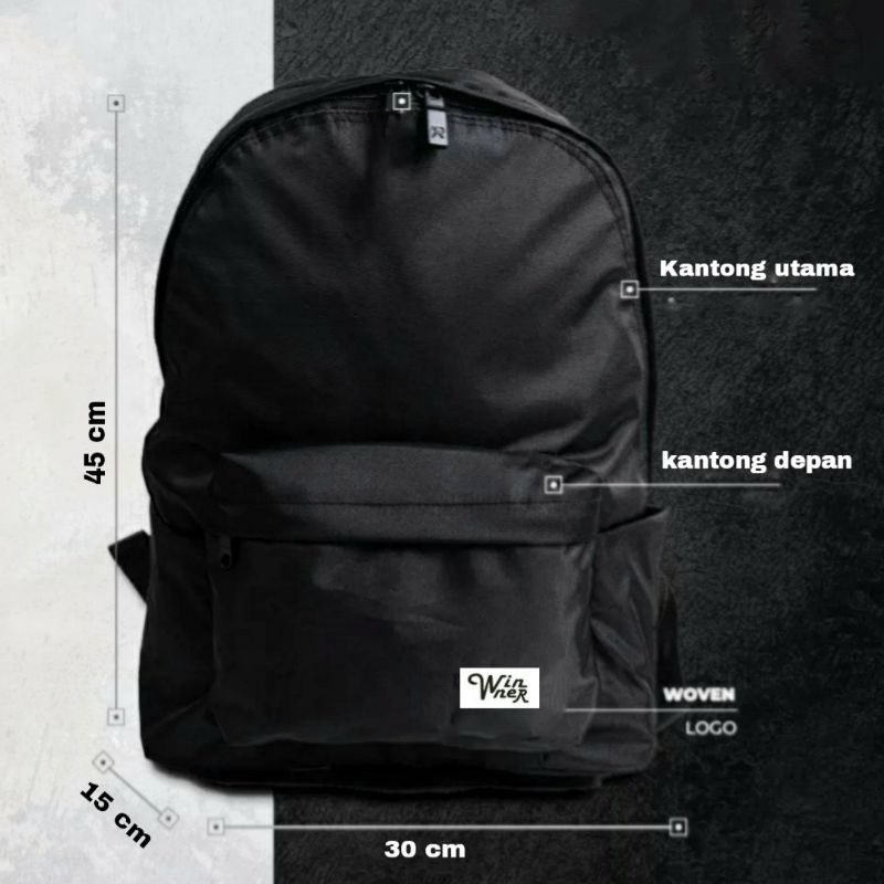 Tas ransel distro pria / tas ransel laptop winner / backpack waterproof