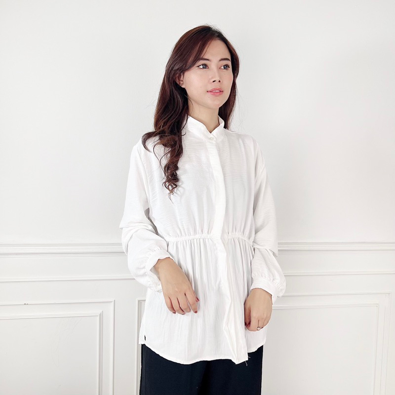 AFI - EC - ⭐️ PREMIUM AIRFLOW CRINCLE ⭐️ Kale Crincle Blouse