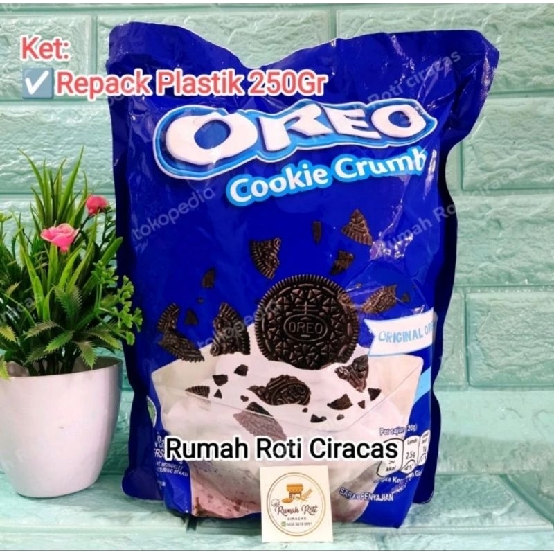 

OREO COOKIE 1 KG CRUMB KEMASAN PABRIK 1KG COOKIES CRUMBS KEMASAN 1000GR