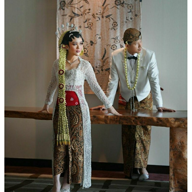 Kebaya Putih Akad/Nikah Panjang
