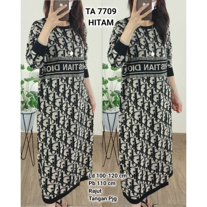 TA 7709. Long Tunik Rajut Bangkok Di*OR 150