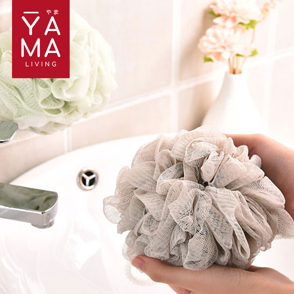 YAMA YOKU Premium Shower Puff White Spons Scrubber Mandi Putih 50 gram