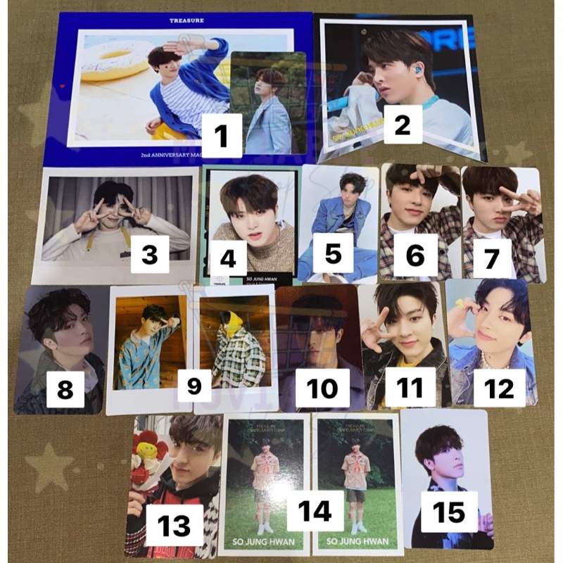 junghwan pc photocard pob 2nd magazine teuday garland ygp blooming hmv japan weverse wv tss ch1 ygs 