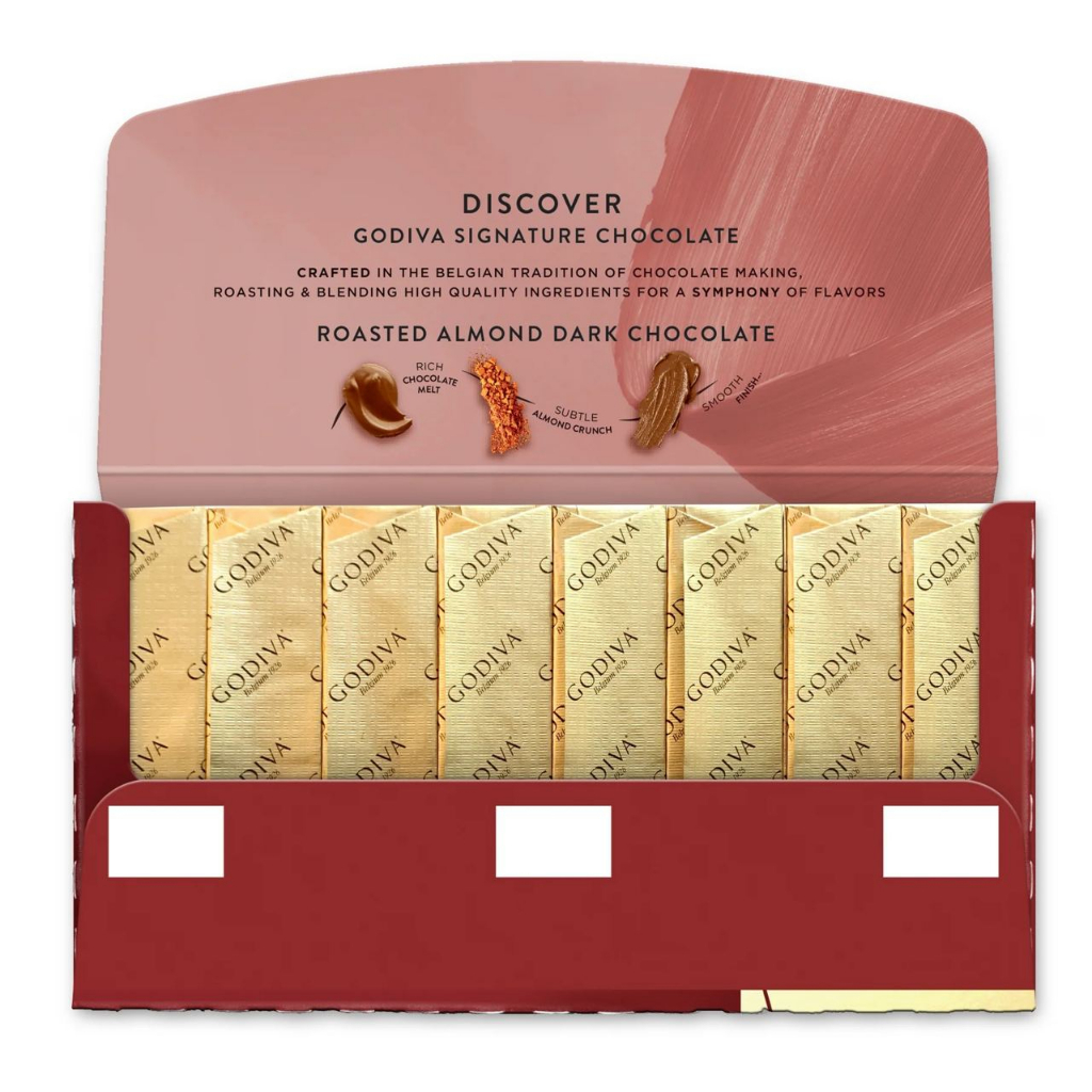 Roasted Almond Dark Chocolate Signature Mini Bar