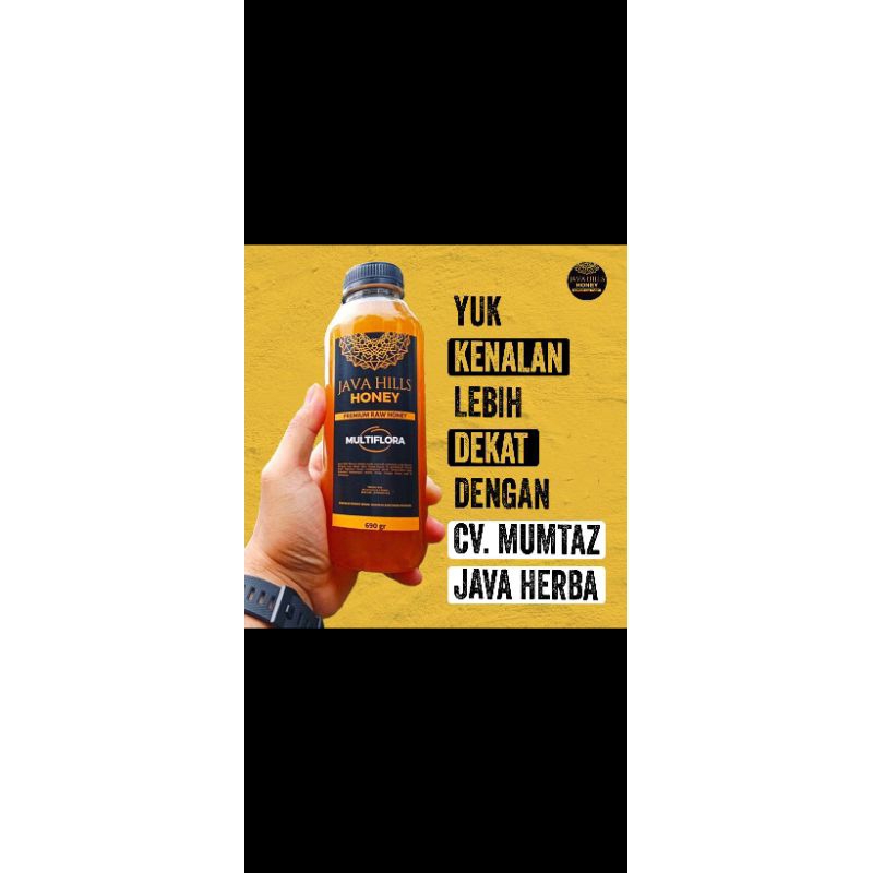 

Madu Multiflora Java Hills imunitas tubuh, mengatasi flu batuk pilek dll