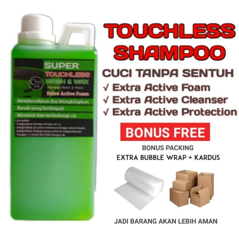 Shampoo Touchless Cuci Tanpa Sentuh Motor dan Mobil