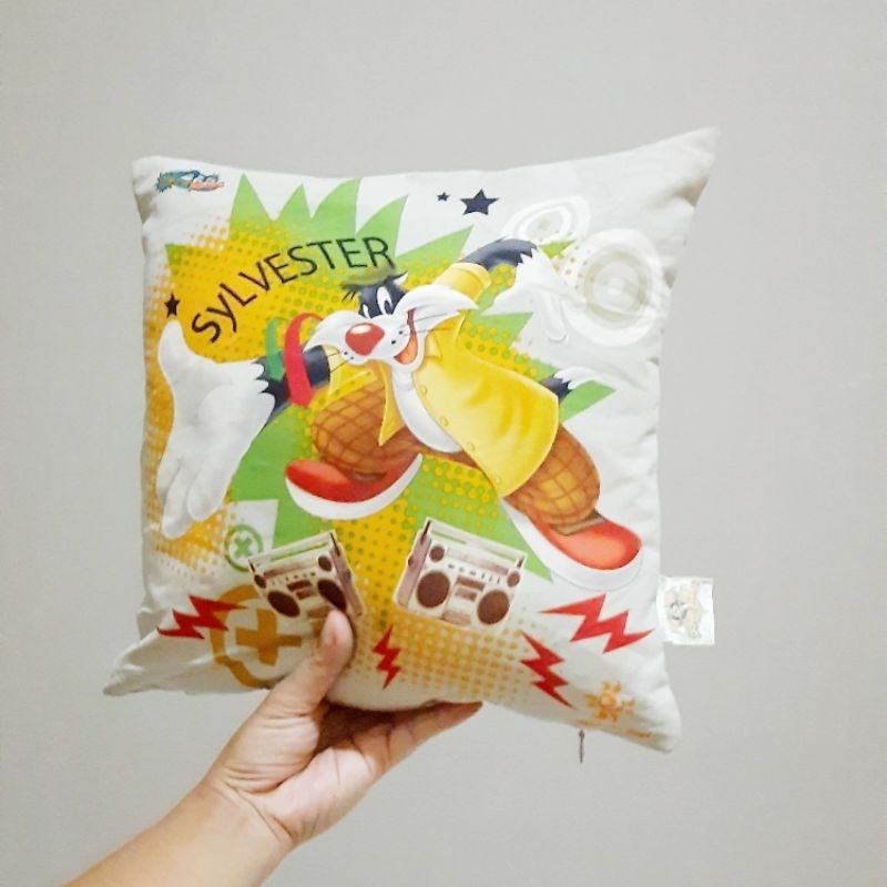 Bantal Boneka Sylvester Original Size 28 cm/ Boneka Looney Tunes