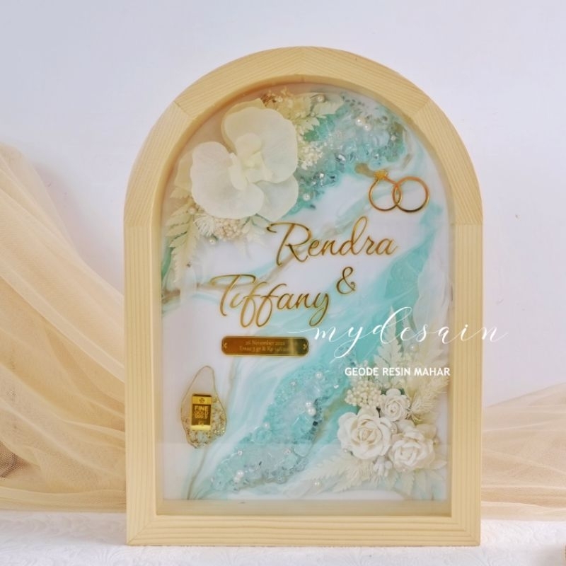 Mahar Pernikahan - Mahar Resin - GEODE RESIN