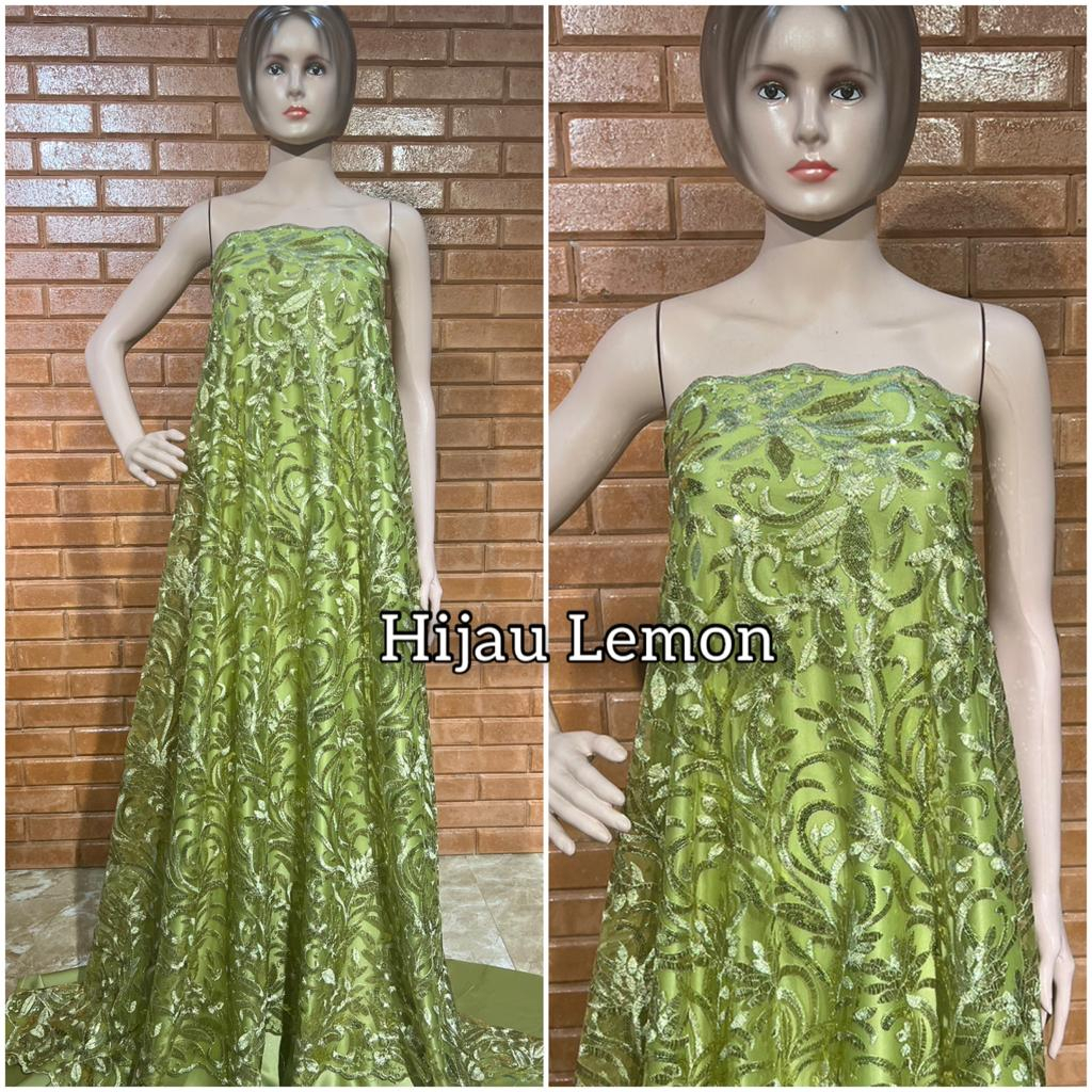 Kain-bahan Tille Payet/bahan Tulle Payet/cocok untuk dress gaun seragaman kebaya pengantin dll