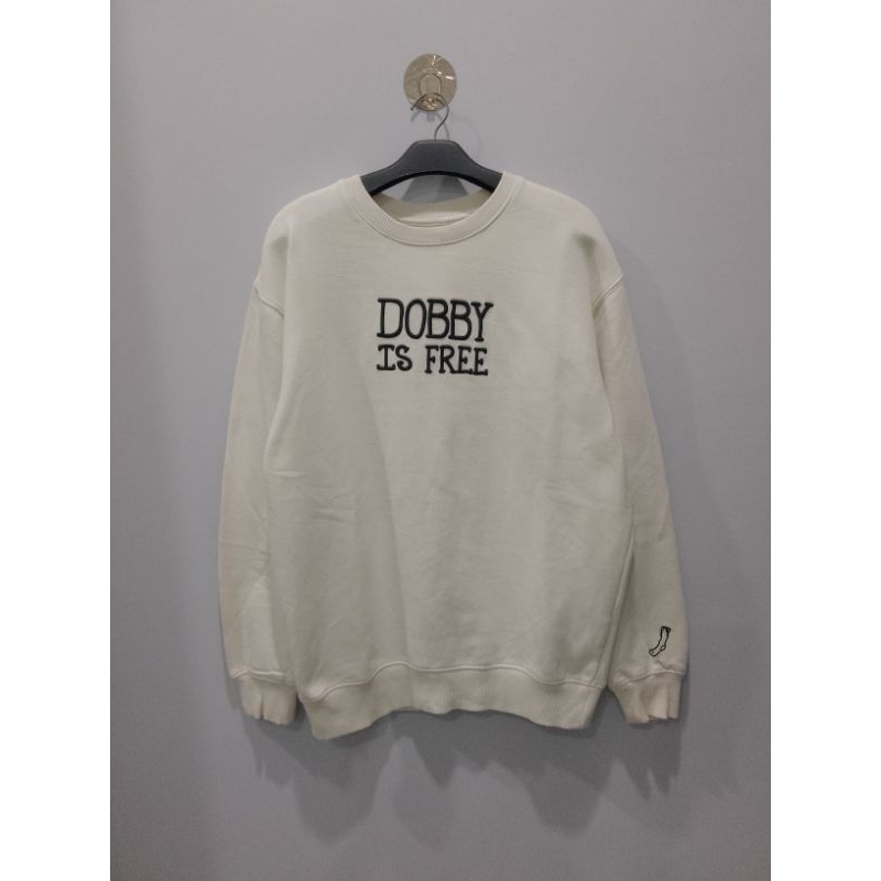 crewneck graphic tee x Harry Potter dobby is free