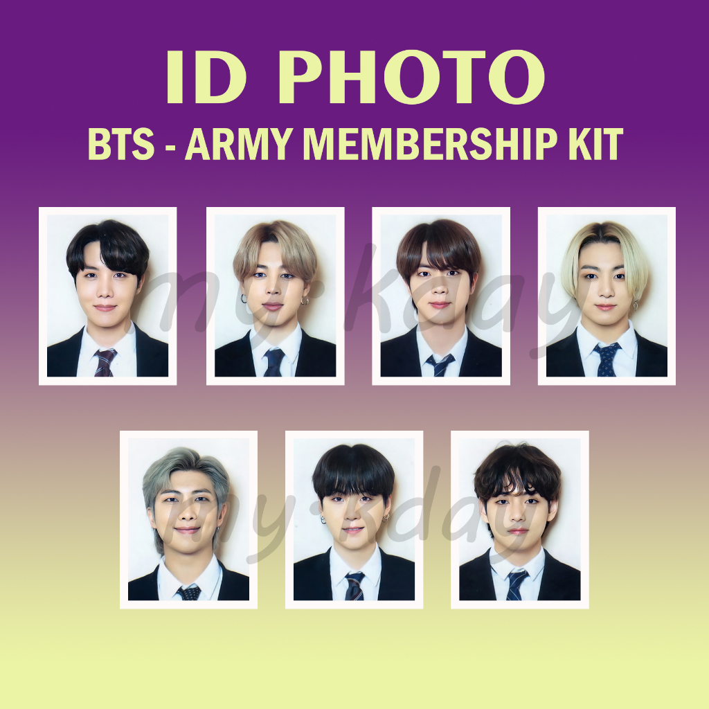 ID-0001, Unofficial ID Photo BTS Army Membership Kit