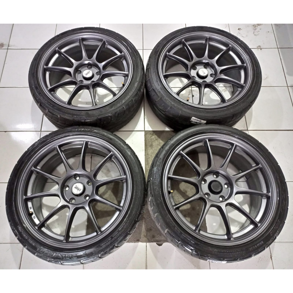 Velg Mobil Bekas Ring 18 ZICO HSR R18 Lebar 8 Lubang 5 BAN 225 40 R18