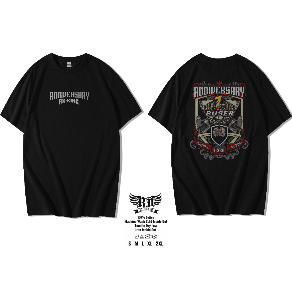 kaos rx king anniversary / baju rx king anniversary